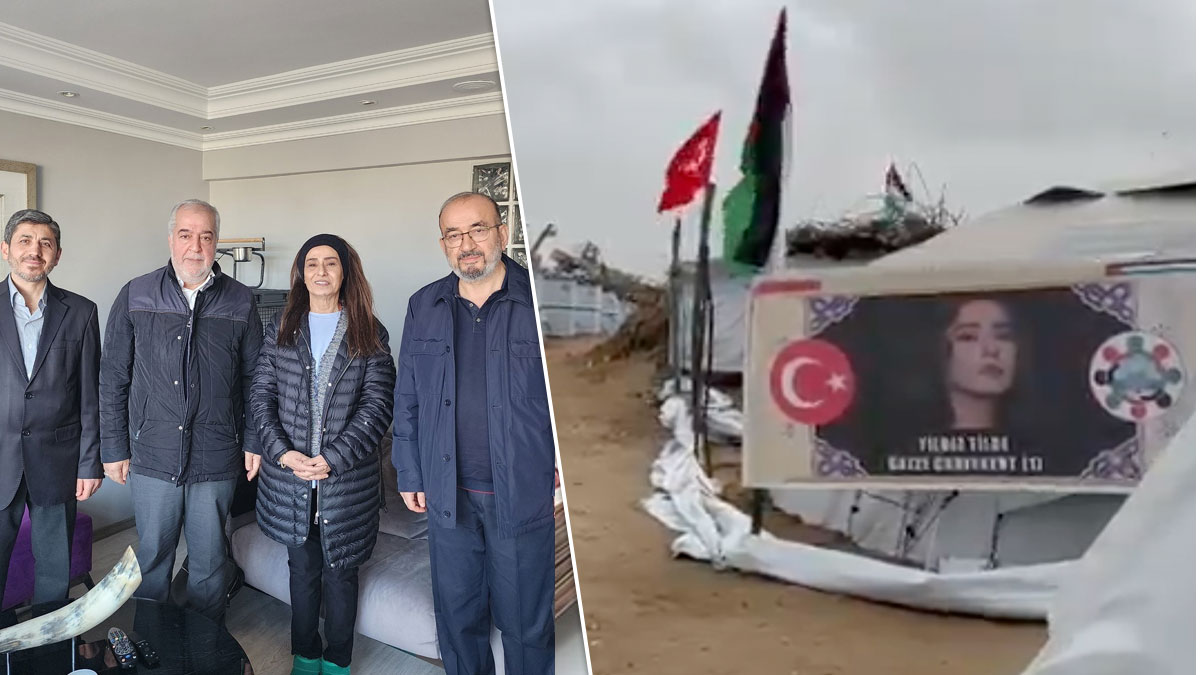 Yıldız Tilbe'den Gazze'ye uzanan el: İlk çadırkent açıldı, iftar sofraları kuruluyor
