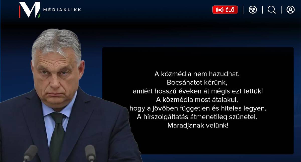 16 yıllık Orban iktidarı sona erdi Macaristan'ın TRT'si yayına böyle başladı: 