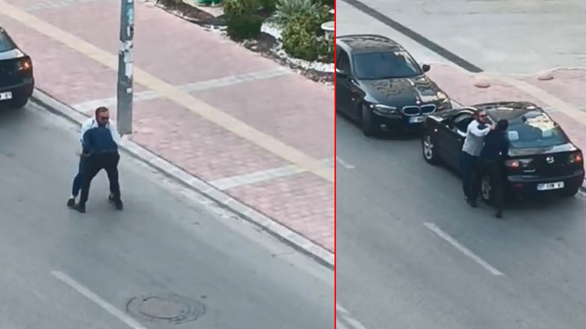Trafikte dehşetin adresi bu kez Antalya! Sürücüyü yere yatırıp defalarca yumrukladı